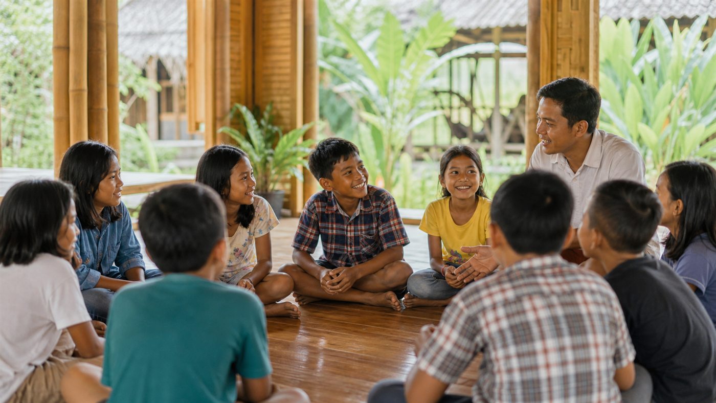 Kegiatan pendidikan dan pendampingan anak